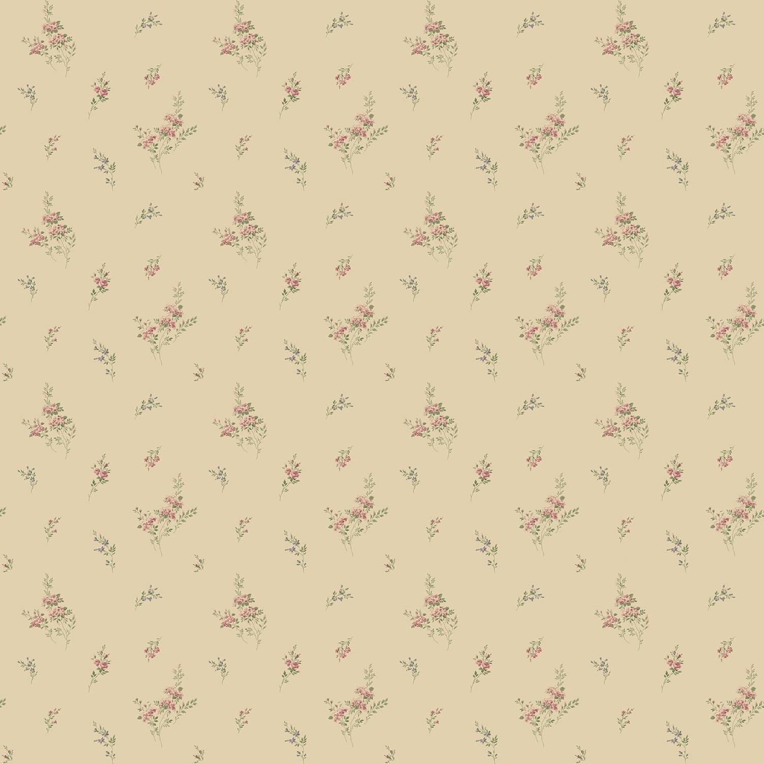 Miniatures 3 Collection Small Sprigs Wallpaper Roll