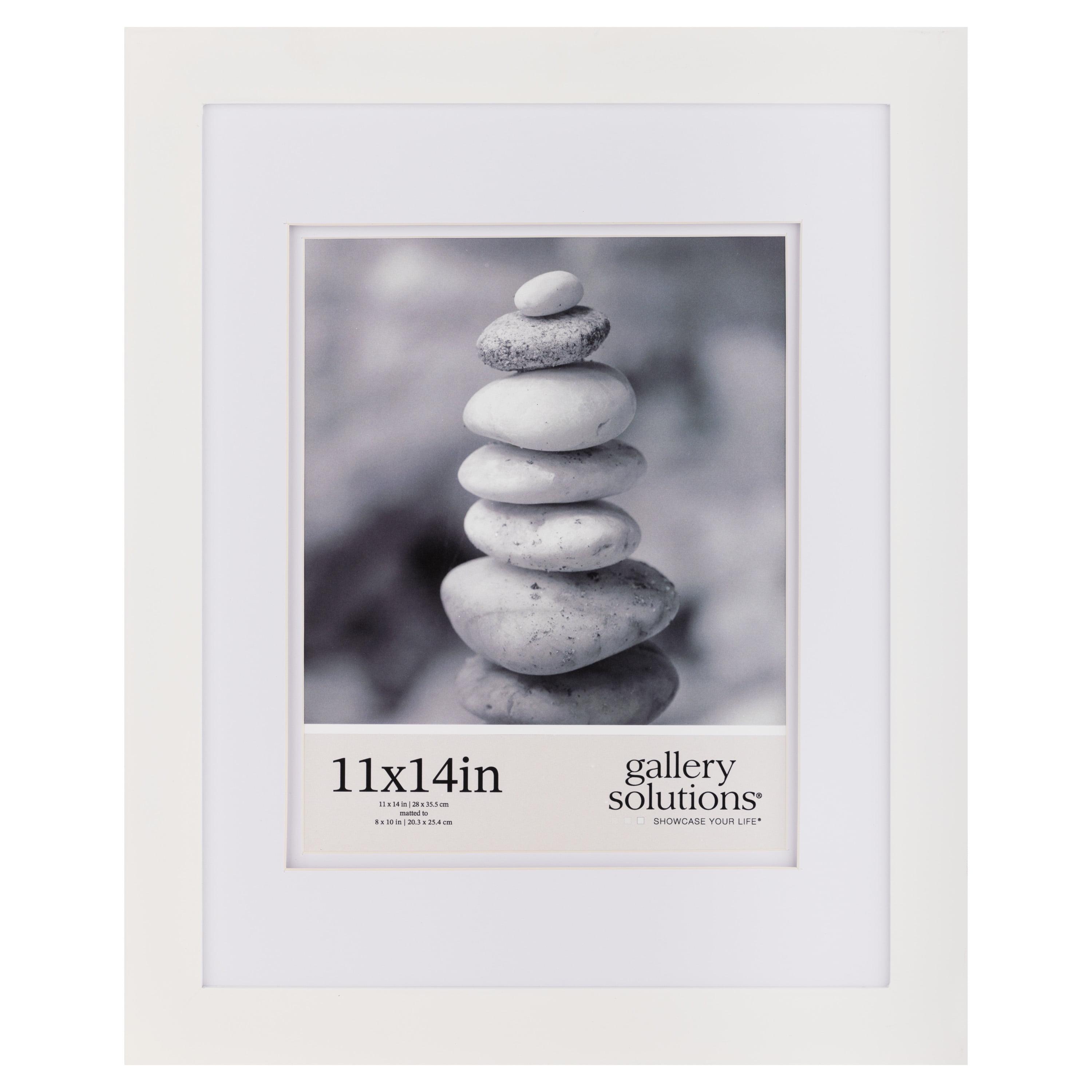 Gallery Solutions Gallery Solutions Wall Mount Double Airfloat Mat Picture Frame
