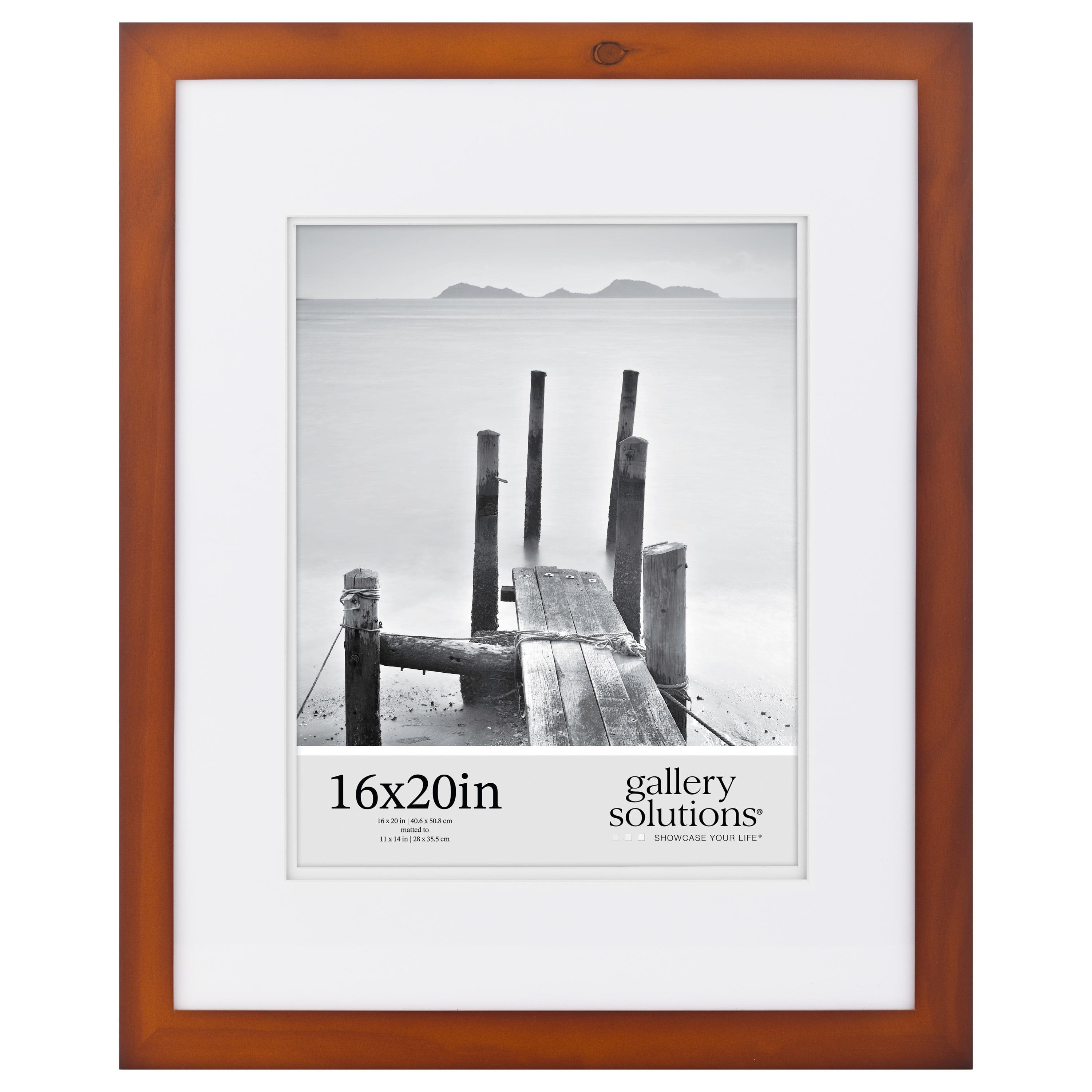 Gallery Solutions Gallery Solutions Wall Mount Double Airfloat Mat Picture Frame