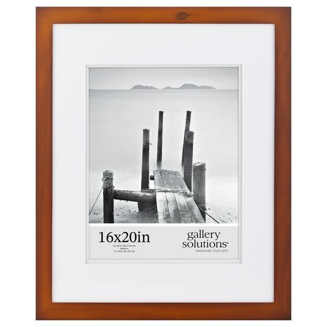 Gallery Solutions Gallery Solutions Wall Mount Double Airfloat Mat Picture Frame