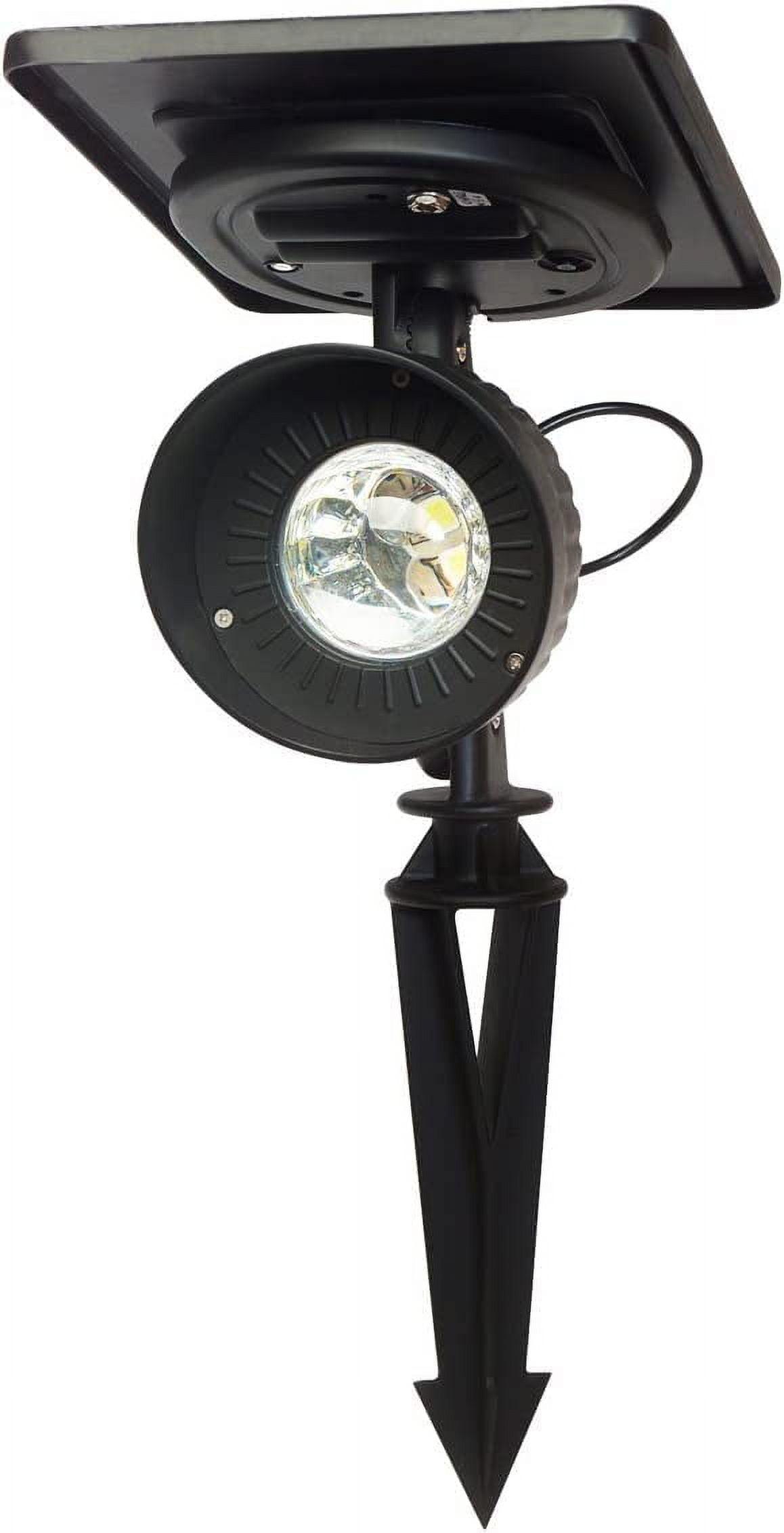 Progressive Black Solar Powered Integrated LED Garden and Landscape Spot Light