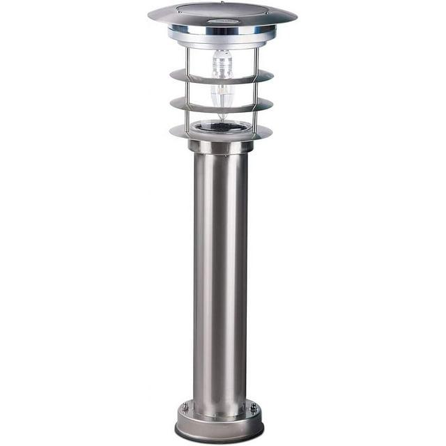 Gama Sonic Stainless Steel Solar Bollard Lamp with EZ Anchor