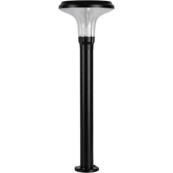 Vantage Solar Commercial Graded Black Warm White LED Pathway Bollard Light