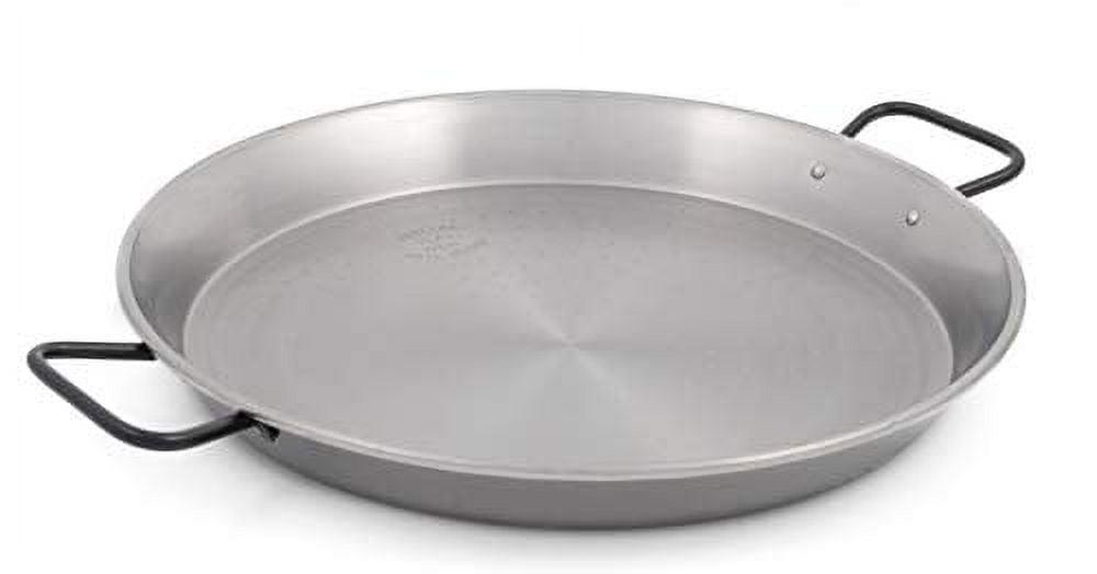 Garcima 16-Inch Carbon Steel Paella Pan with Handles