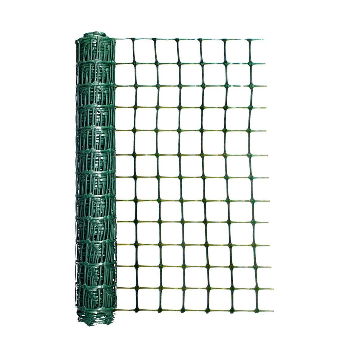 Green Plastic Garden Fence, 25'L x 24"H