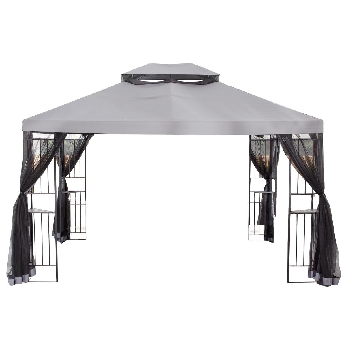 Garden Riplock 350 10ft x 12ft Slate Gray Top Cover Outdoor Canopy