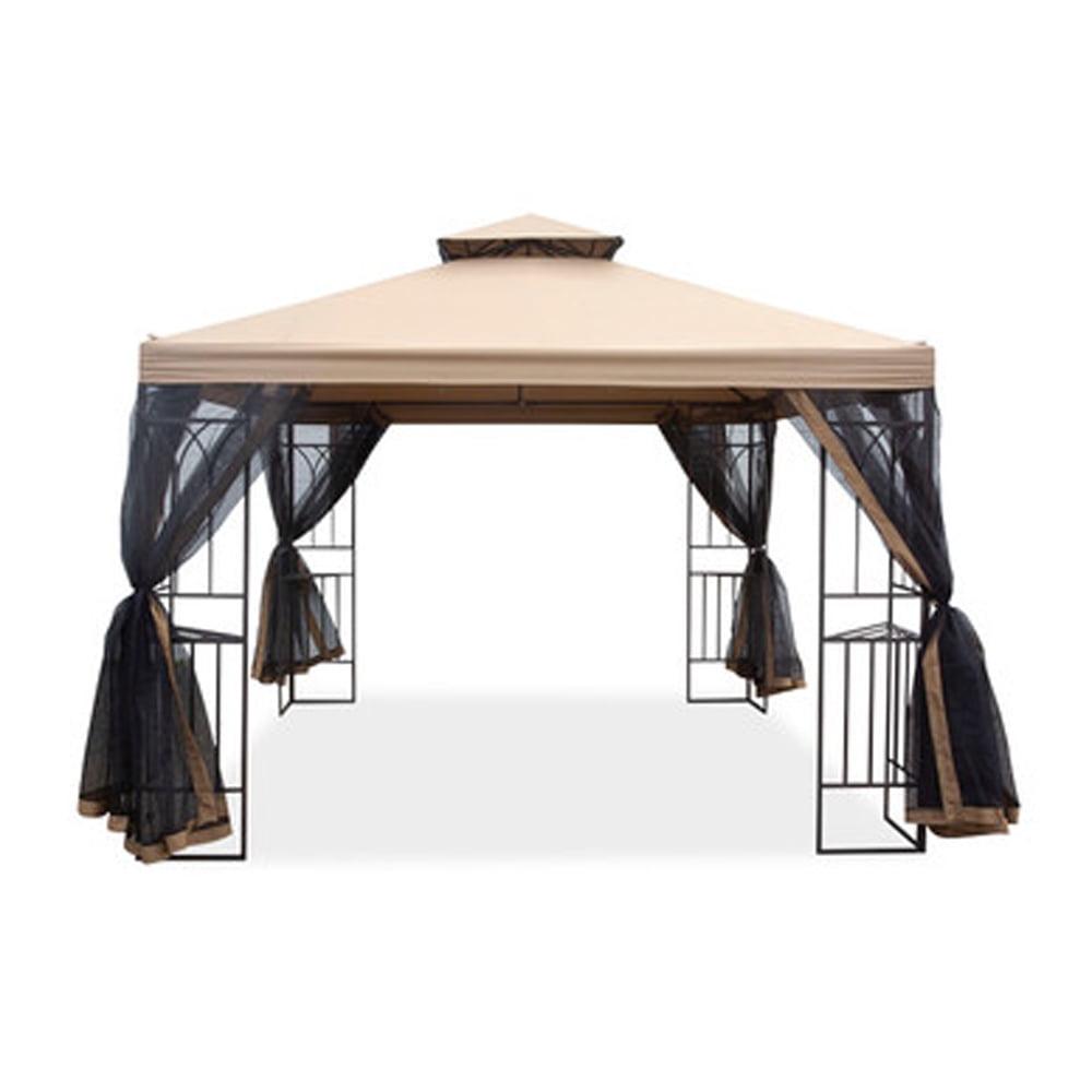 Beige Whisper Polyester Replacement Canopy for 10' x 10' Gazebo