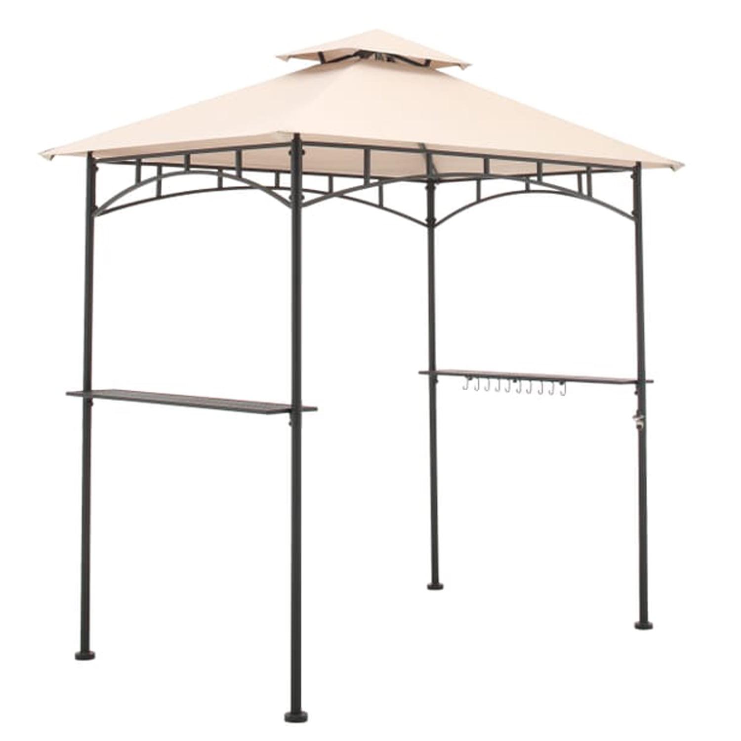 Beige Whisper Polyester Replacement Canopy for Grill Gazebo