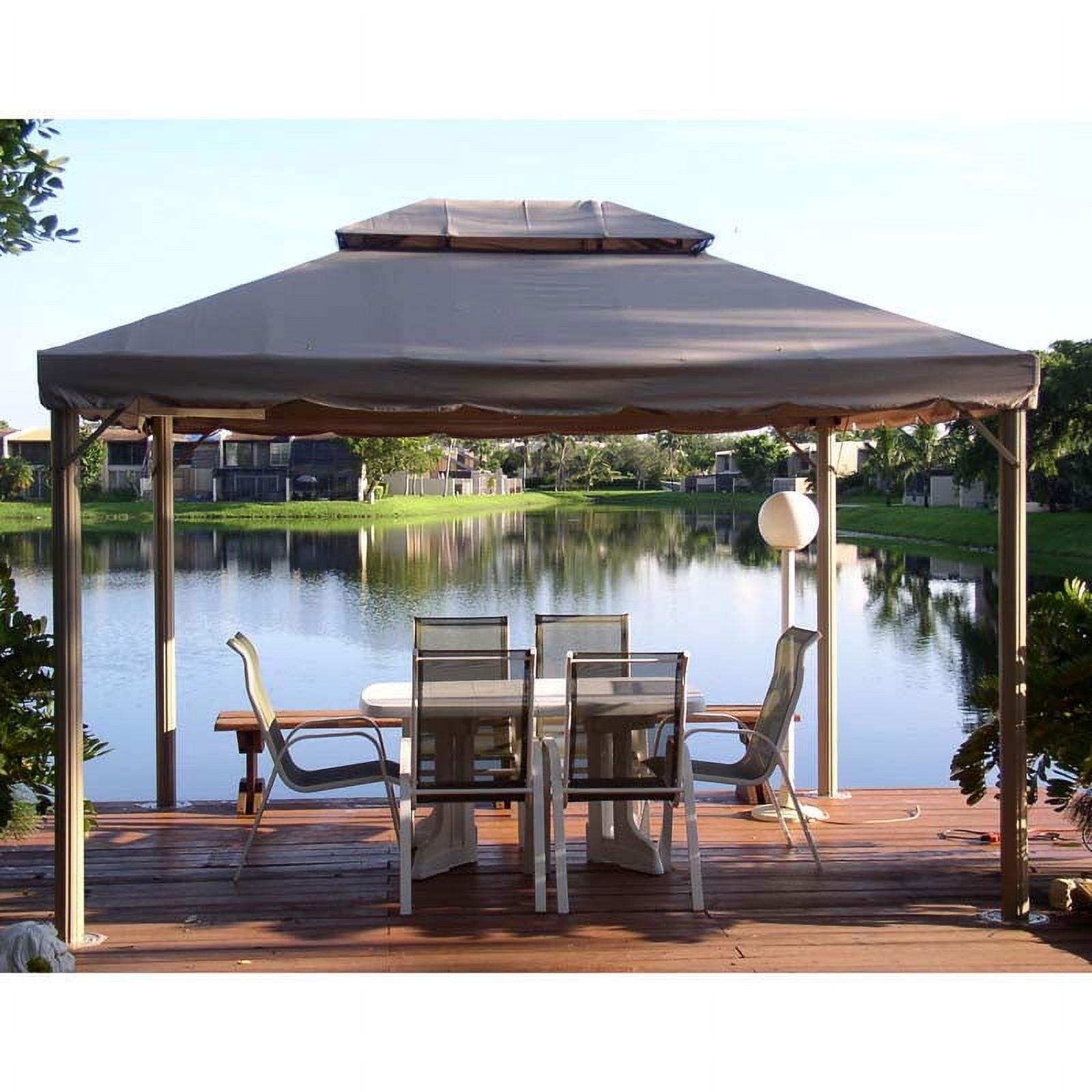 Garden Winds Replacement Canopy Top for BJs Bond 10 x 12 Gazebo - Riplock 350