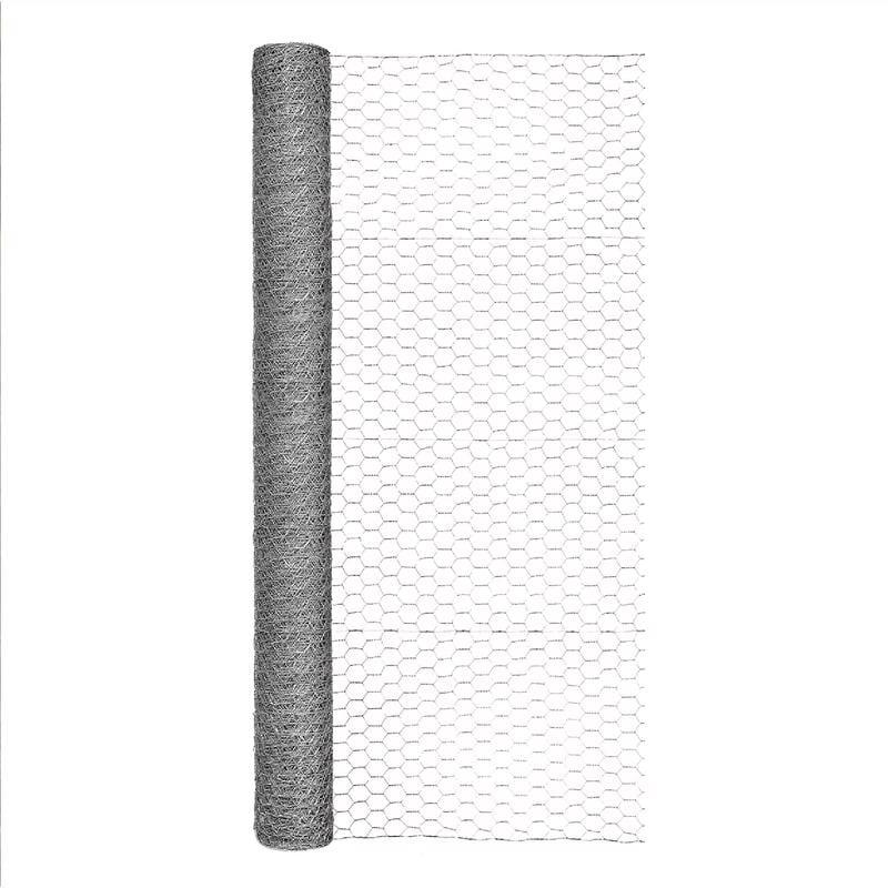 Garden Zone 50 ft. X 48 in. Galvanized Steel Poultry Netting