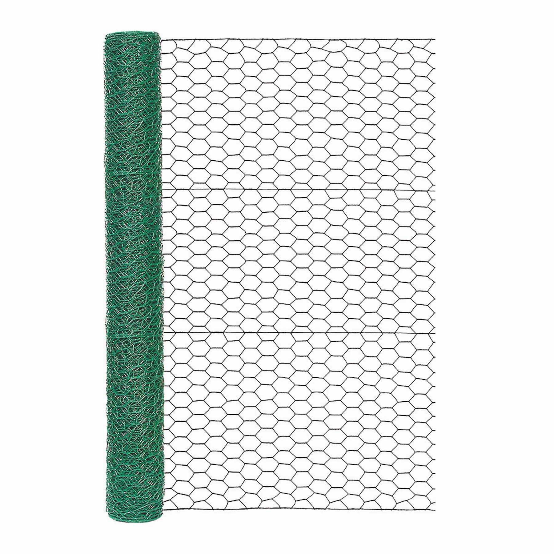 Green Vinyl Coated 36in x 25ft Poultry Netting