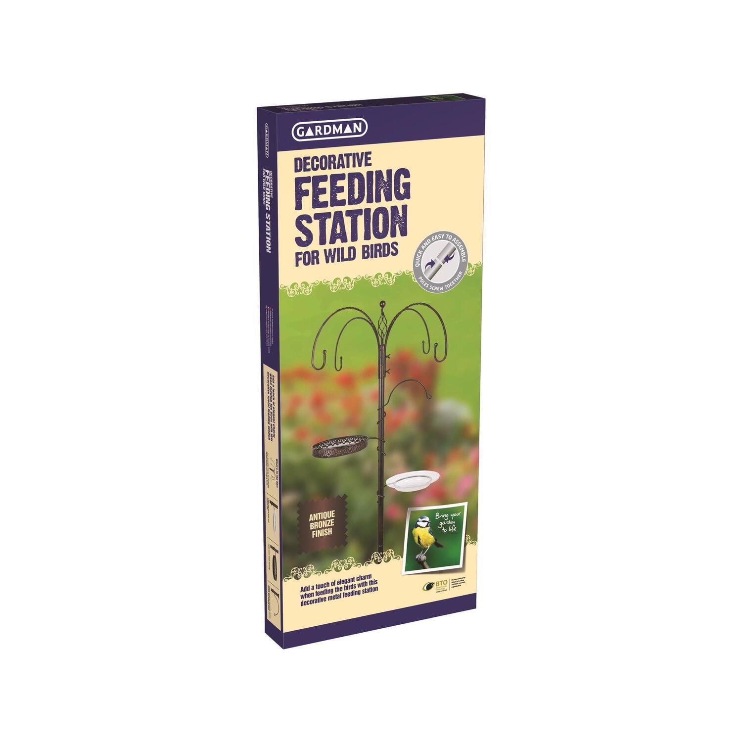 Gardman USA BA09714 89 in. Bird Feeding Station  Antique Bronze