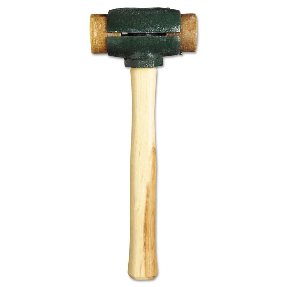 Heavy-Duty Rawhide Split Head Hammer with Wood Handle