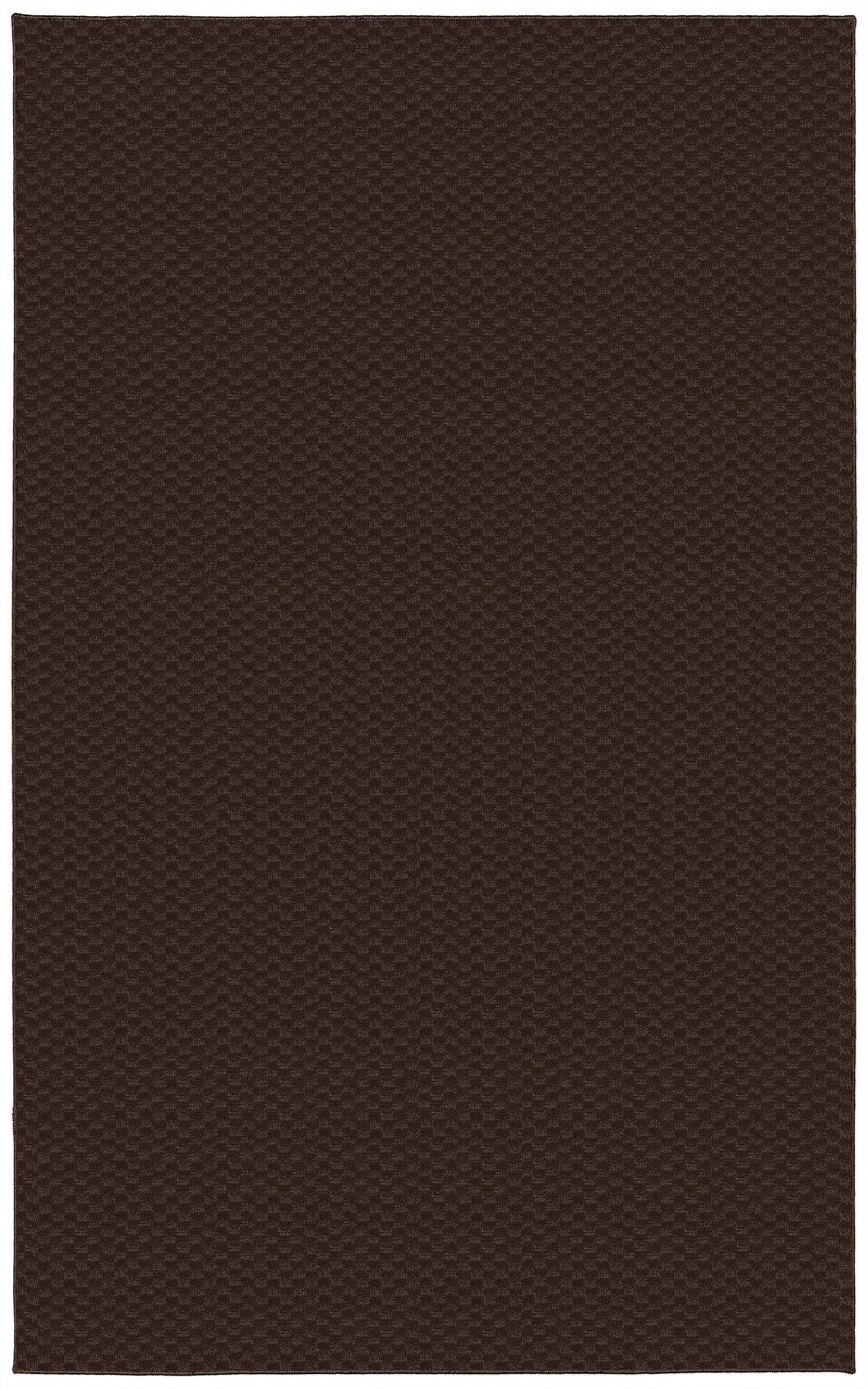 Medallion Chocolate 12' Square Tufted Synthetic Area Rug