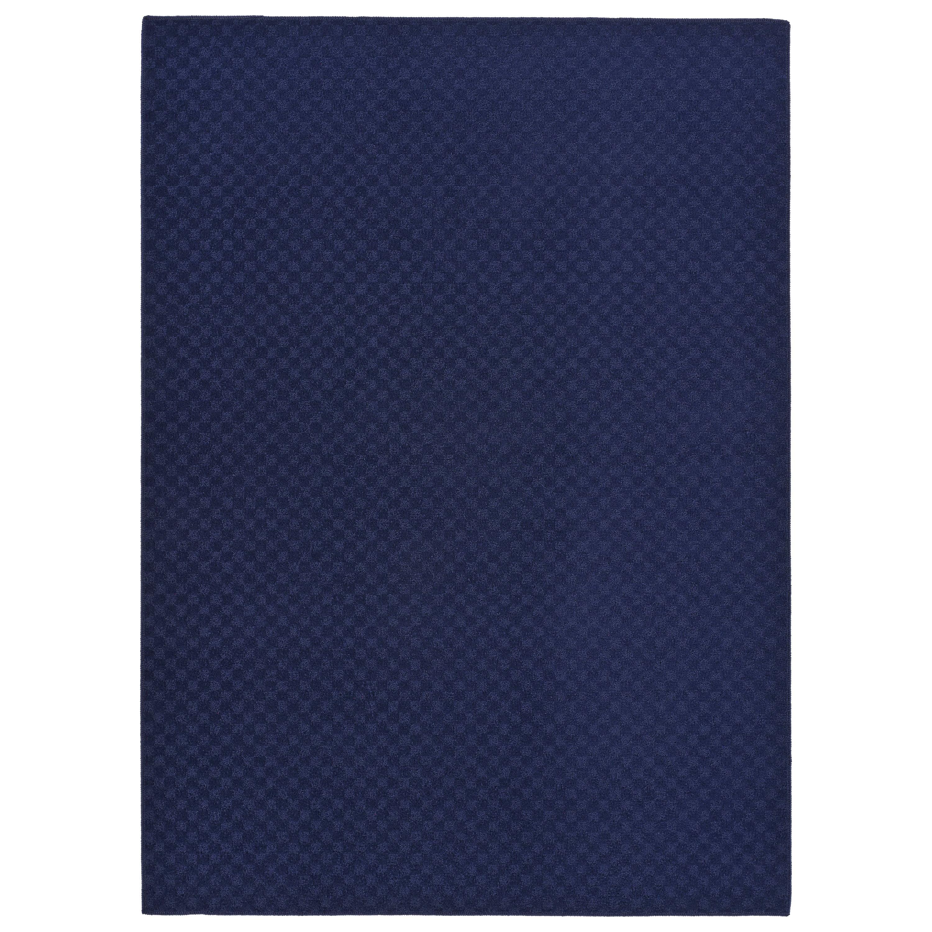 Garland Rug Medallion Navy Indoor Area Rug, 5' x 7'