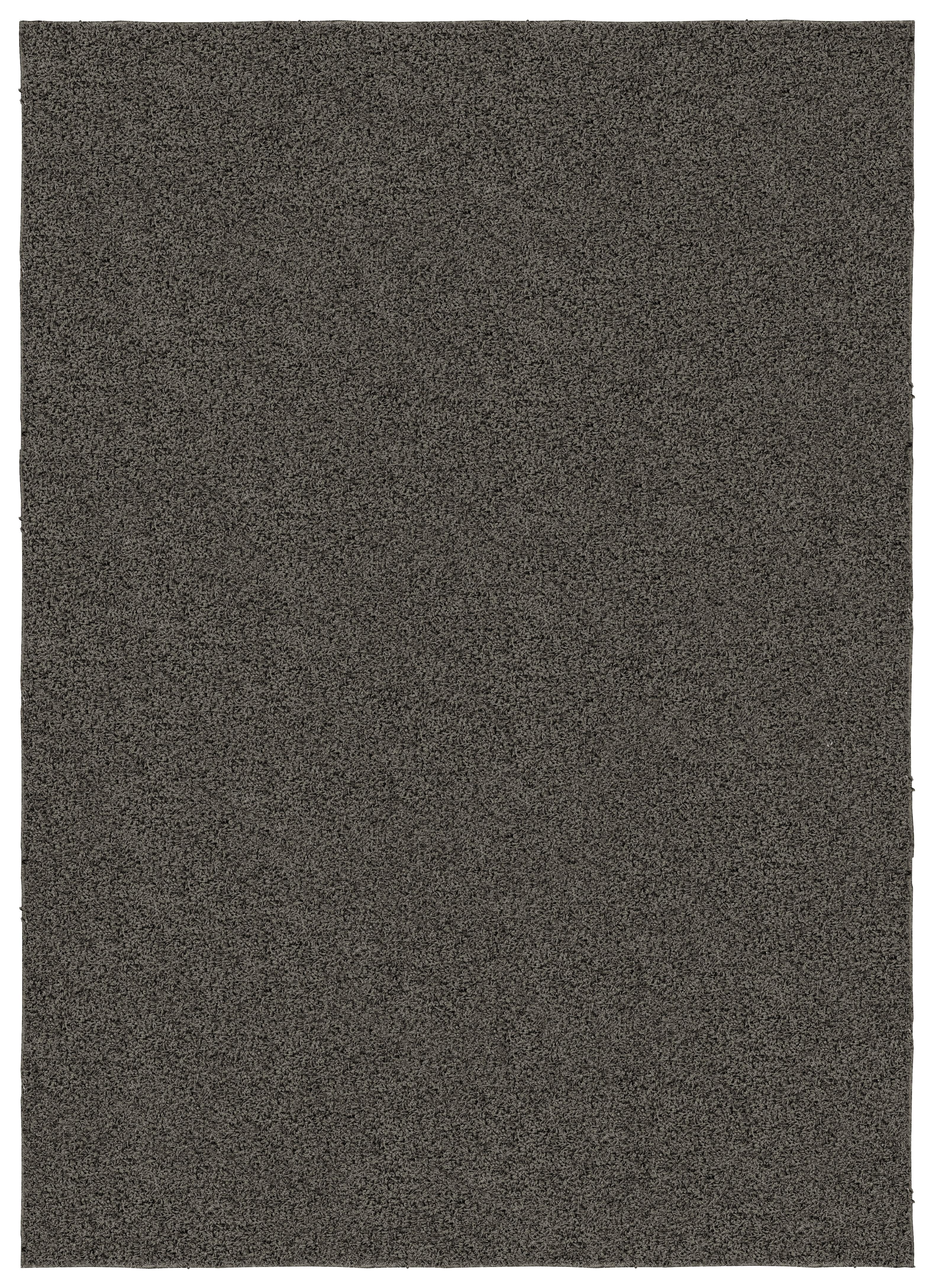 Cinder Gray 9' x 12' Tufted Shag Rug with Non-slip Backing