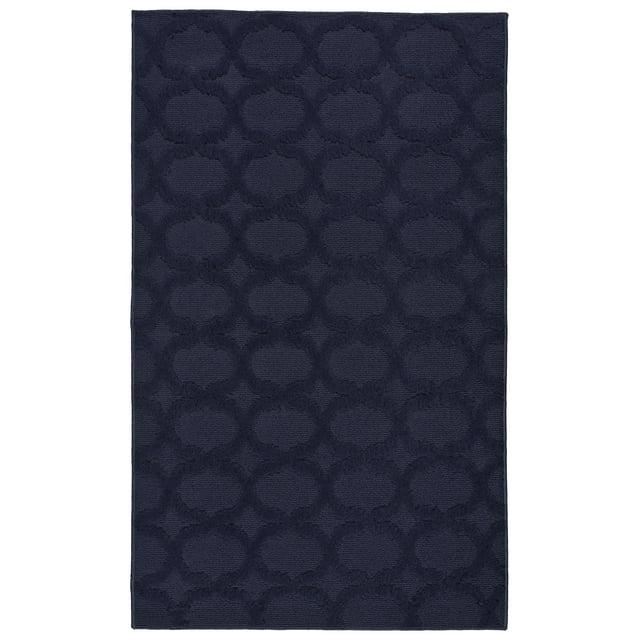 Garland Rug Sparta Navy Indoor Area Rug, 3' x 5'