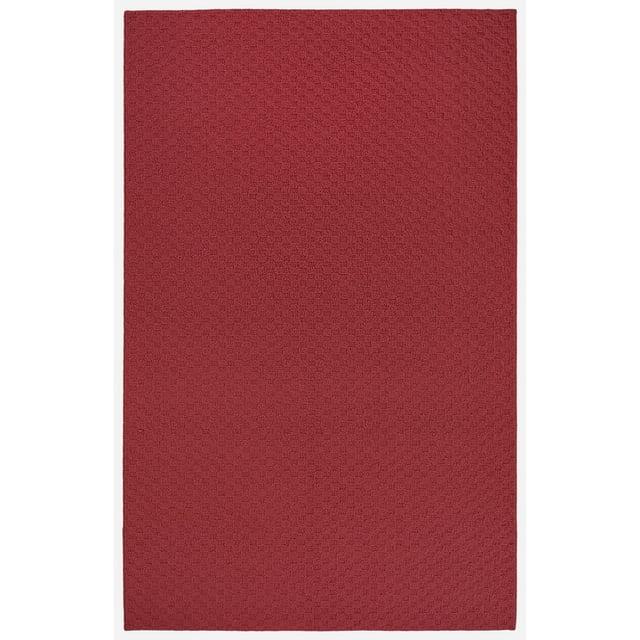 Garland Rug Town Square Chili Red Indoor Area Rug, 8' x 10'