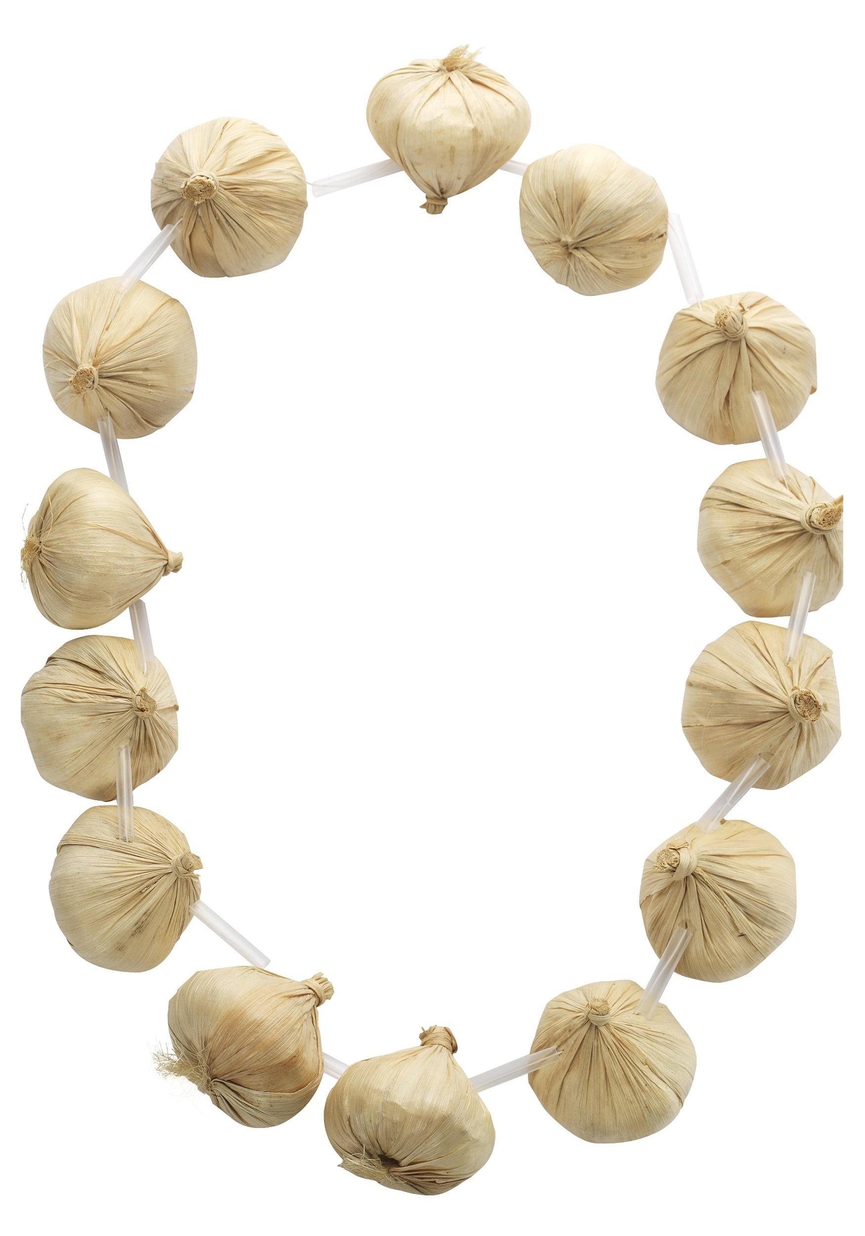 Cream Artificial Garlic Garland Necklace