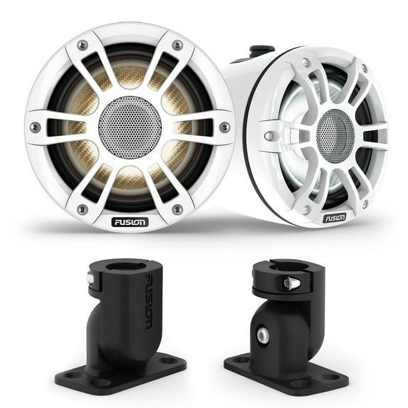 Fusion SG-FLT653SPW Signature Series 3i 6.5" 230-watt CRGBW Sports Marine Wake Tower Speakers (Pair) - White