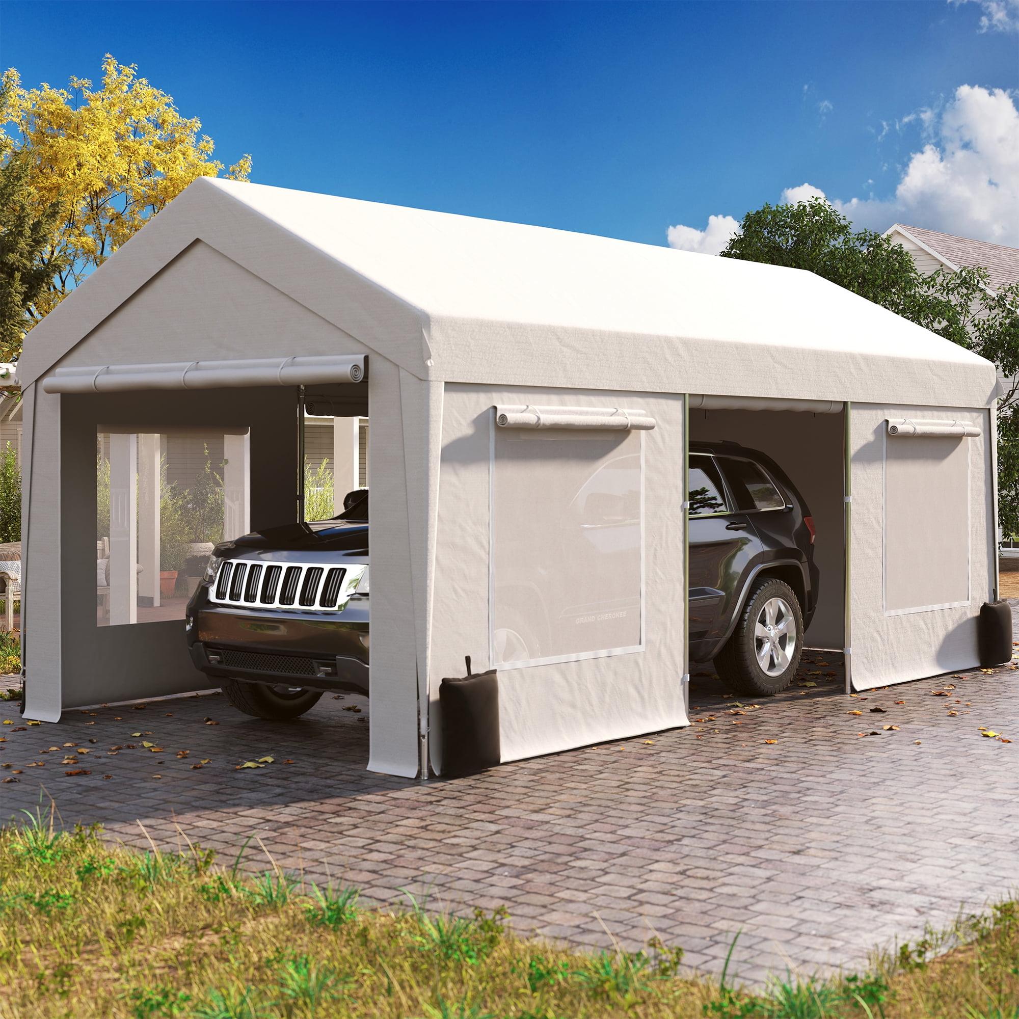 12 Ft. W x 20 Ft. D Steel Carport