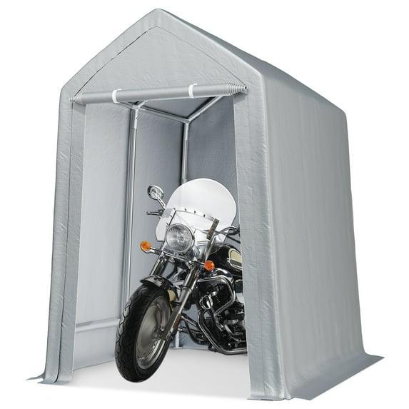 babevy Durable Canopy Carport With Storage Shed - Roll-Up Zipper Door in , 103.92" H x 96" W x 168" D