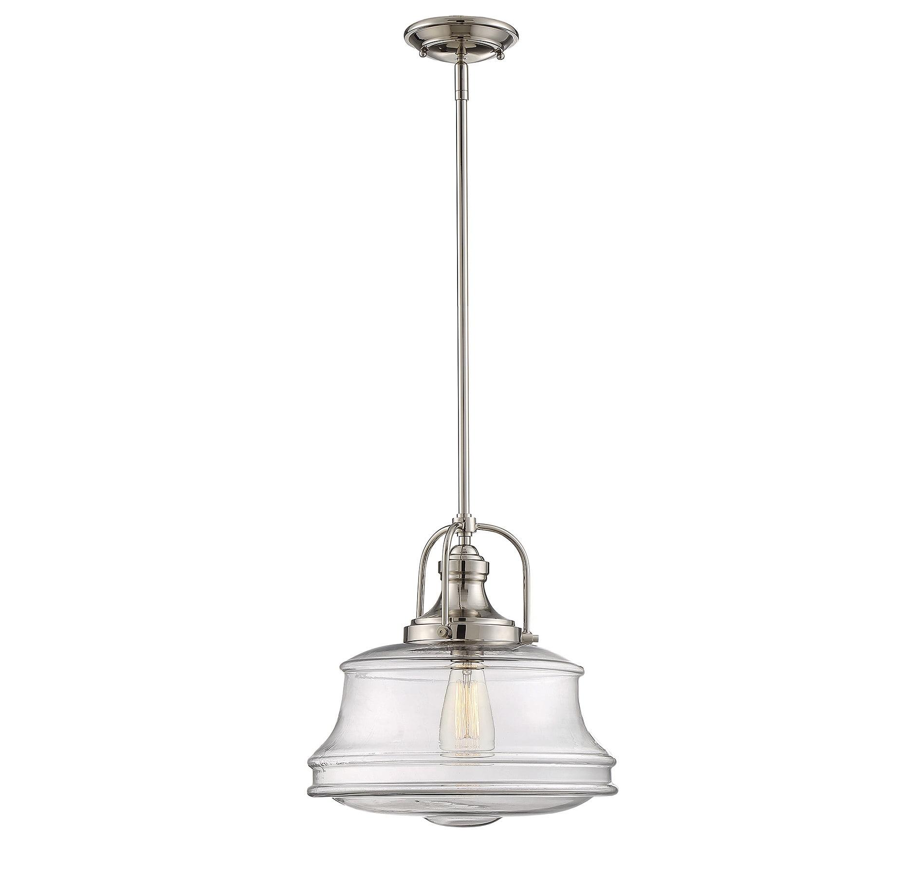 Savoy House Garvey 1 - Light Pendant in  Polished Nickel