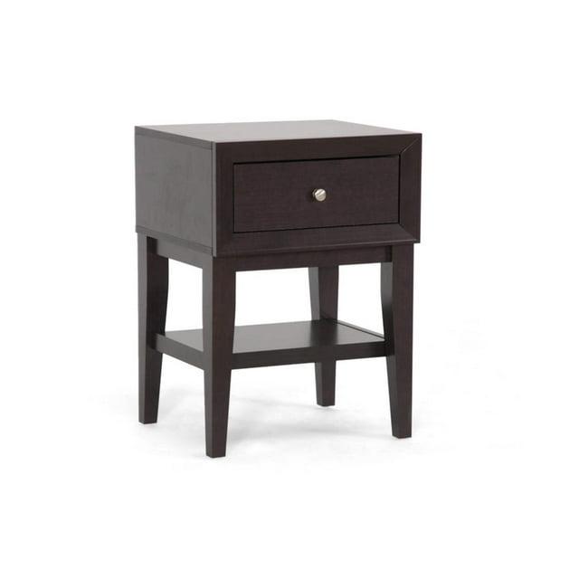 Gaston Brown Modern Accent Table and Nightstand