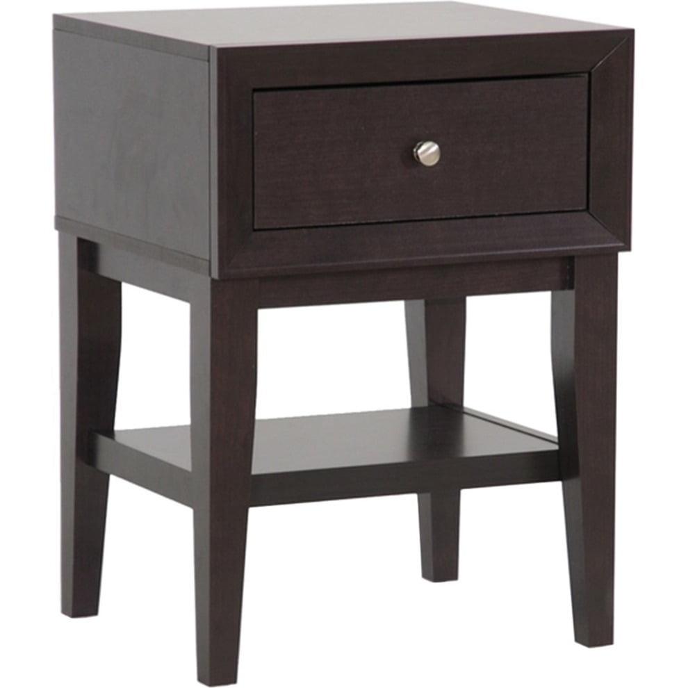Gaston Brown Modern Accent Table and Nightstand