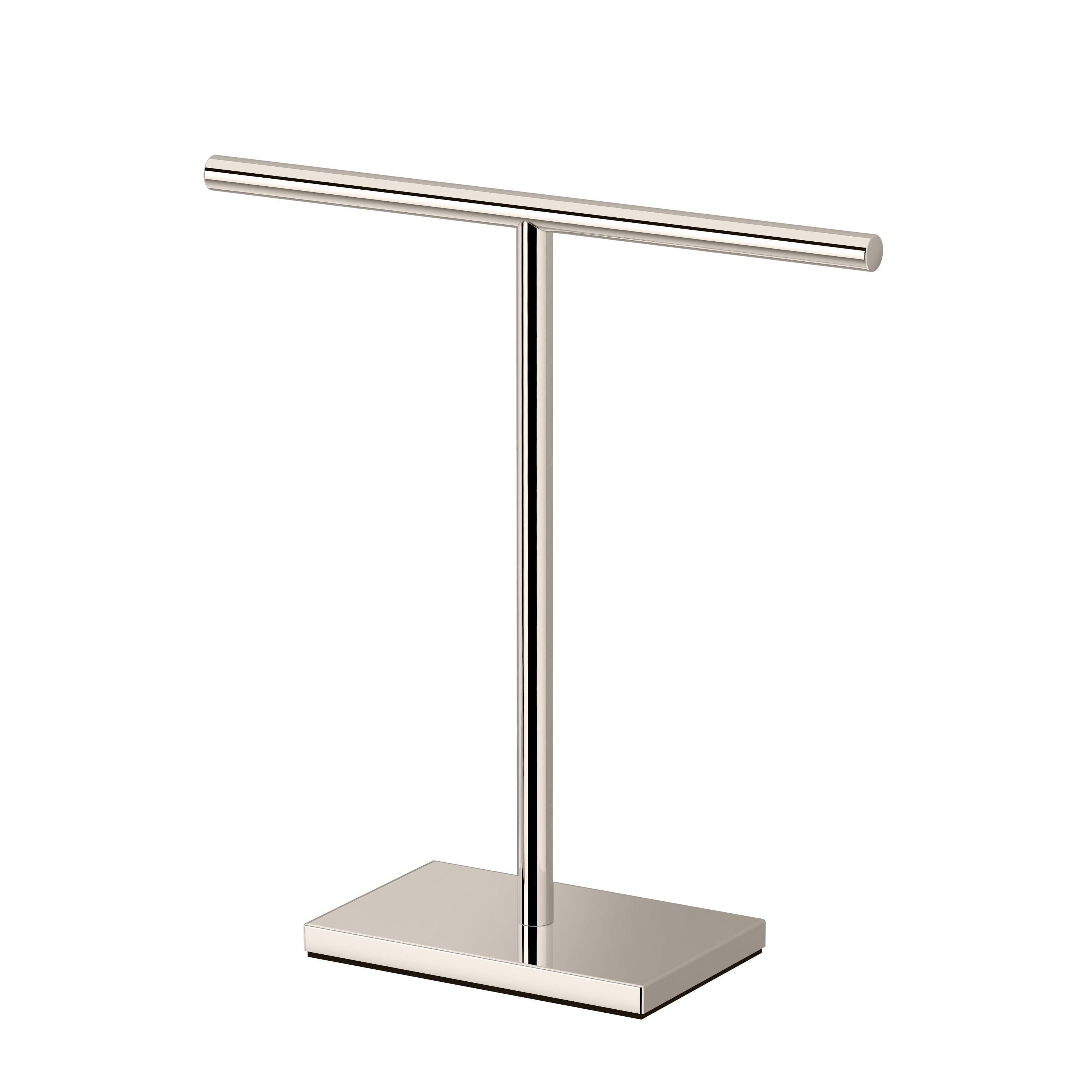 Freestanding Countertop Hand Towel Holder | 11.13"H x 10.50"W Weighted Base Towel Rack Stand