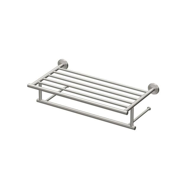 Latitude II Wall Mounted Towel Rack | Hotel Style Stainless Steel Towel Rack with Towel Bar