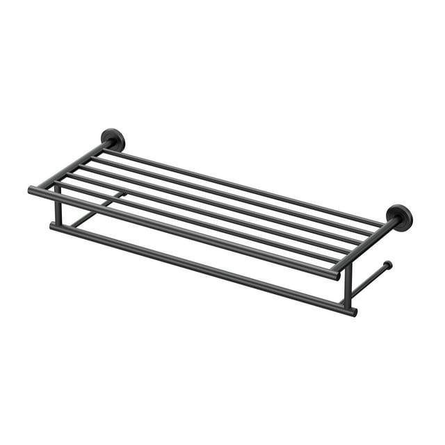 Latitude II Wall Mounted Towel Rack | Hotel Style Stainless Steel Towel Rack with Towel Bar