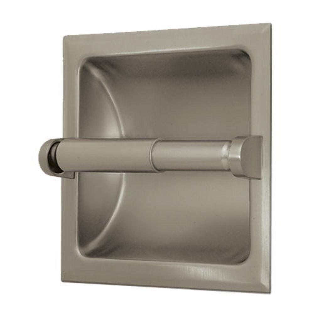 Gatco 780 Recessed Toilet Paper Holder, Satin Nickel