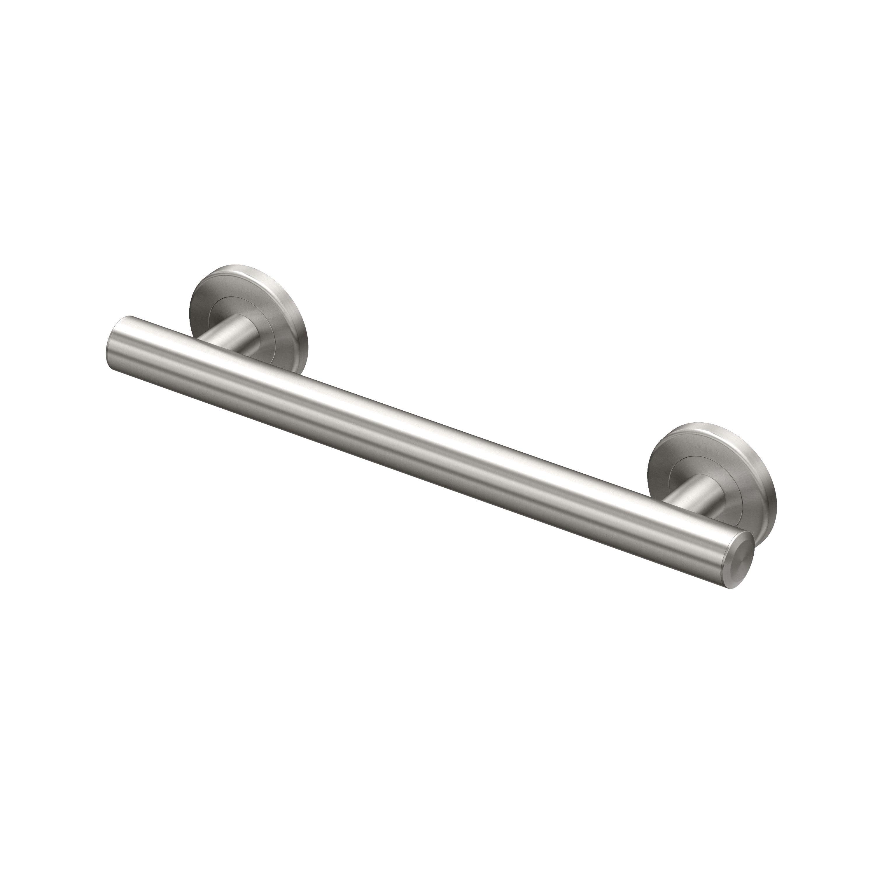 Latitude II Stainless Steel Wall Mount Grab Bar | ADA Compliant Safety Bar For Bathroom