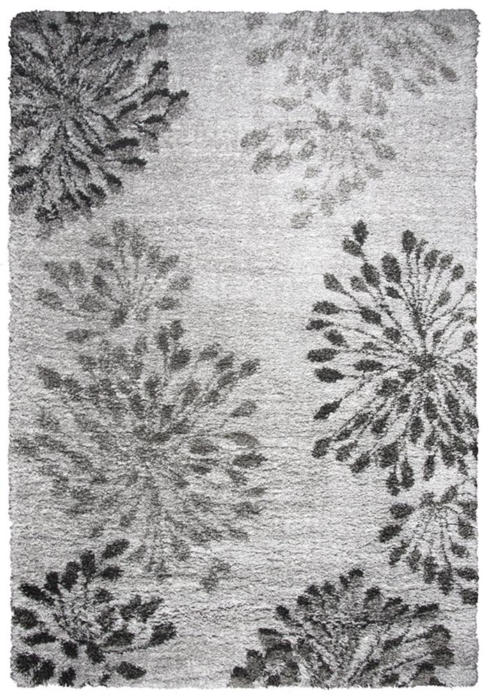 Alora Decor Midnight 5'3" x 7'3" Floral Gray/Charcoal/Dk. Gray Area Rug