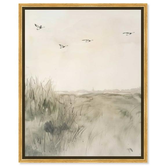 Art Remedy Gaviotas Canvas Boho Minimalist Abstract Wall Art by Art Remedy | Wayfair