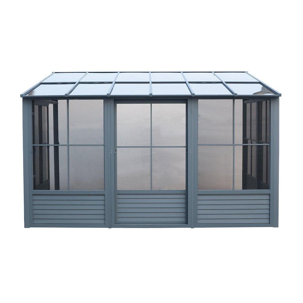 Gazebo Penguin Florence - Wall Mounted Solarium Polycarbonate Roof