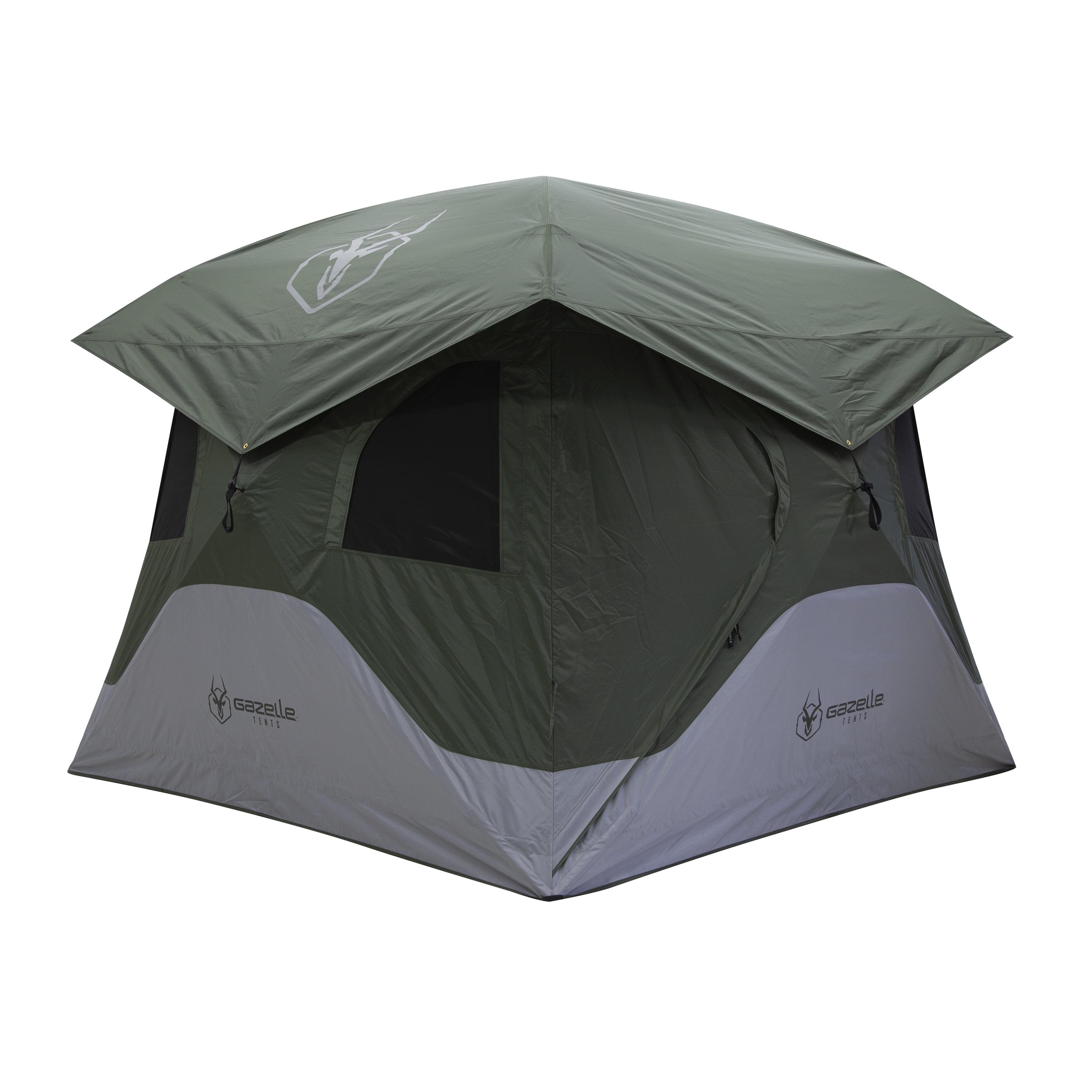 Alpine Green Four Season 4-Person Camping Tent with Vestibule