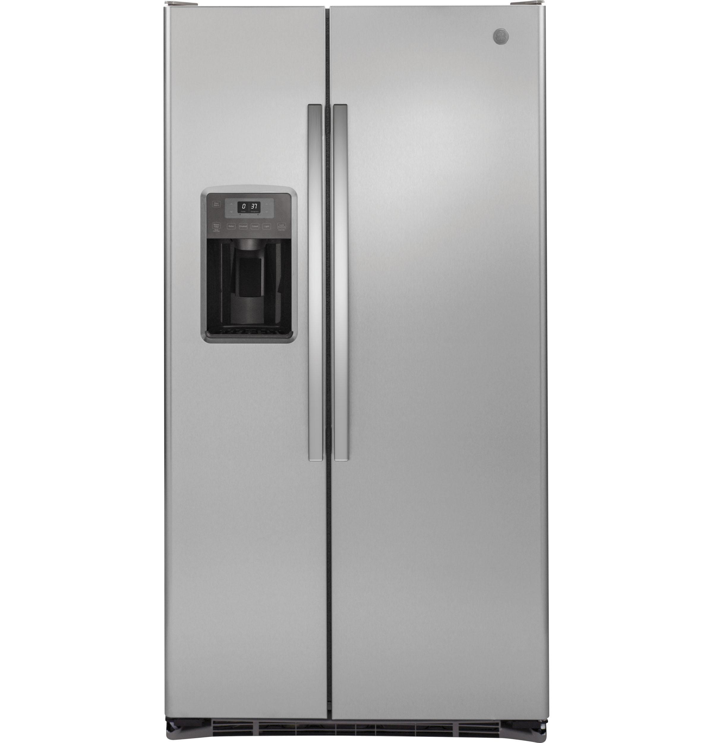 Stainless Steel 22 Cu. Ft. Side-by-Side Refrigerator with Ice Maker