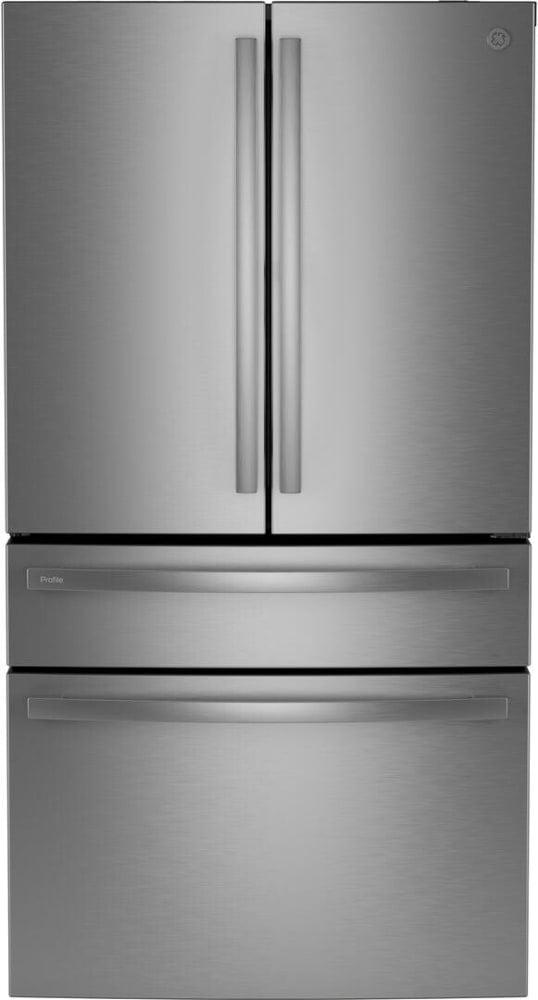 GE Profile™ Series Energy Star Smart 29 Cu. Ft. Fingerprint Resistant 4-Door French-Door Refrigerator