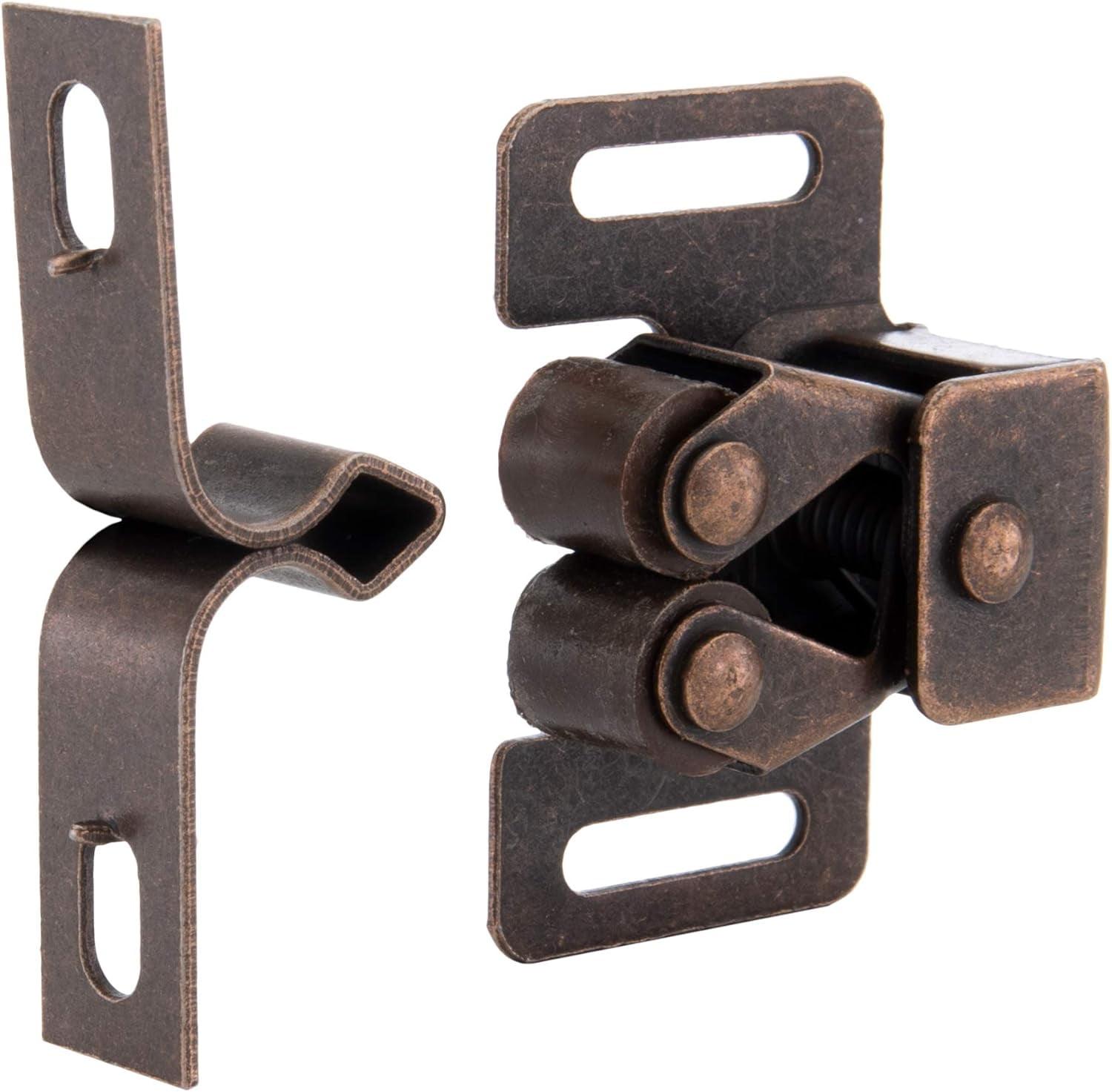 Rubbed Bronze RV Cabinet and Drawer Roller Latch 5-Pack