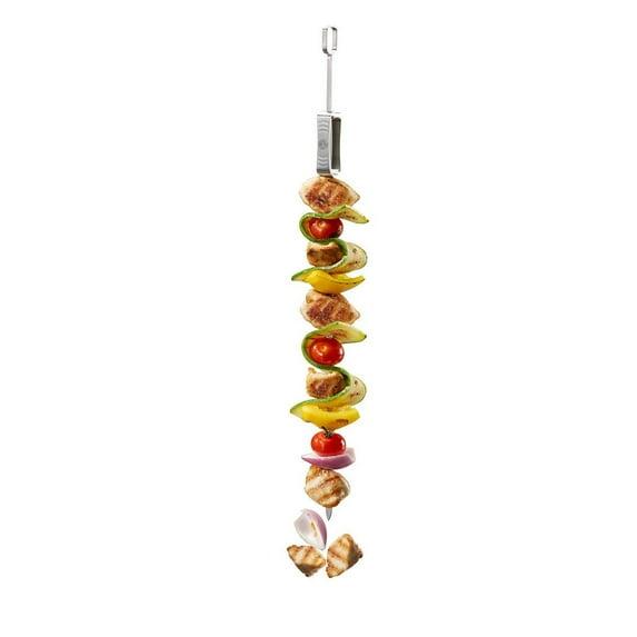 45.2 cm Stainless Steel BBQ Skewers with Serving Slider