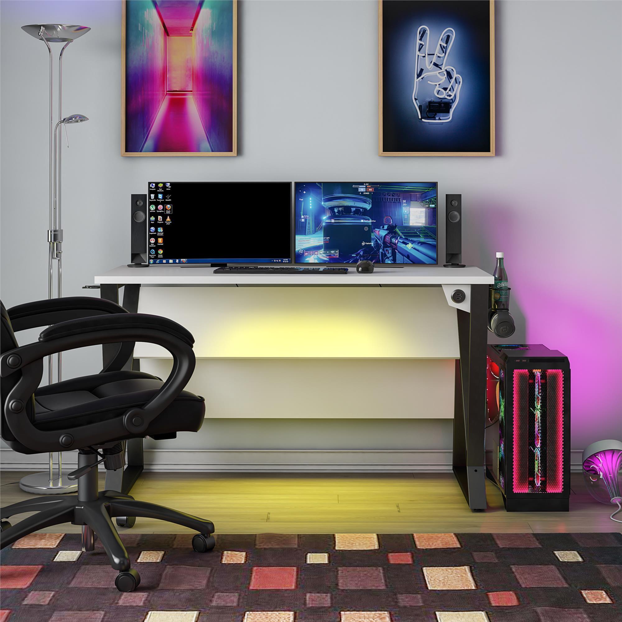 Genesis Height Adjustable Gaming Desk