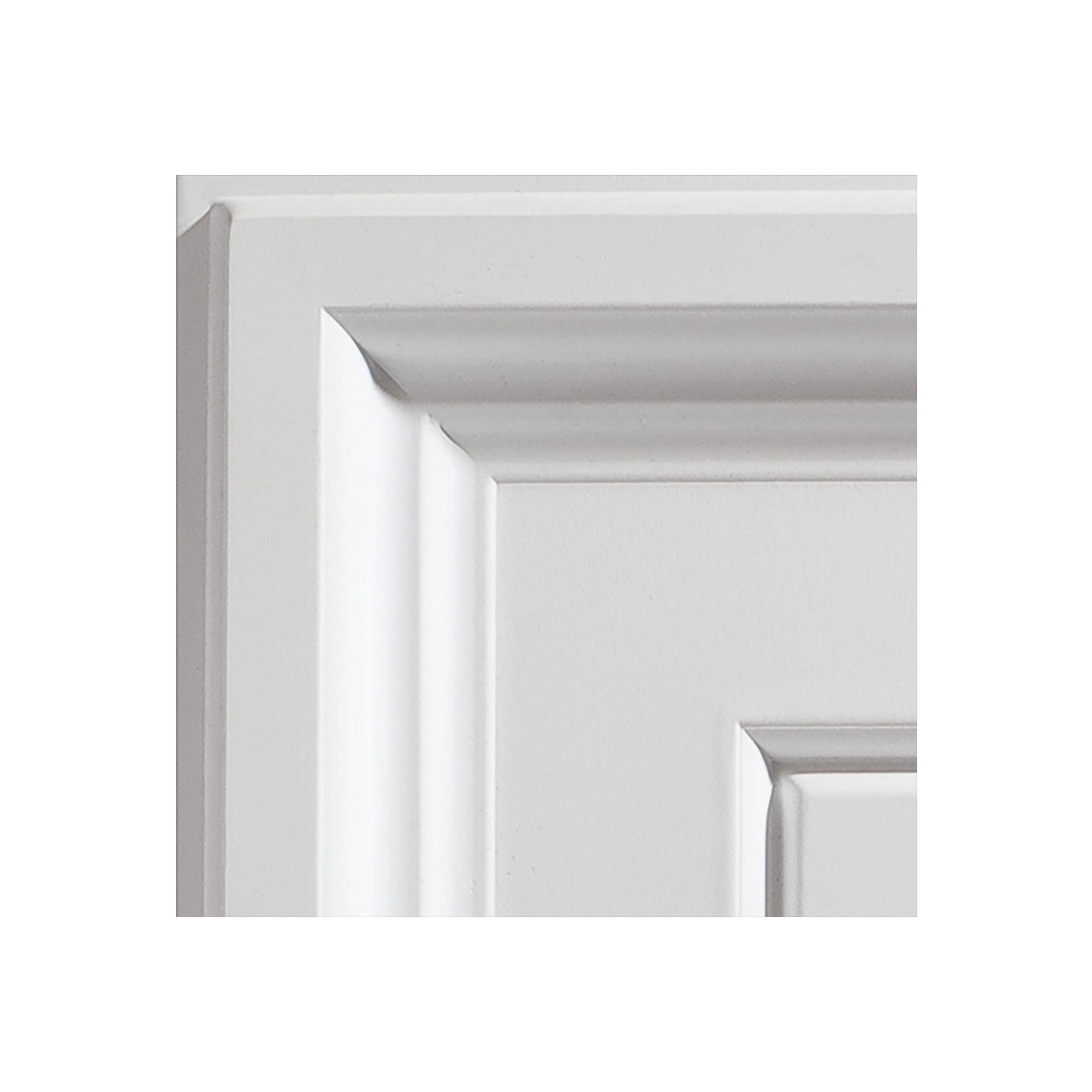 Genesis Icon Coffer White Ceiling Tiles - Easy Drop-In Installation  Waterproof, Washable and Fire-rated - High-Grade PVC to Prevent Breakage (12" x 12" Sample)