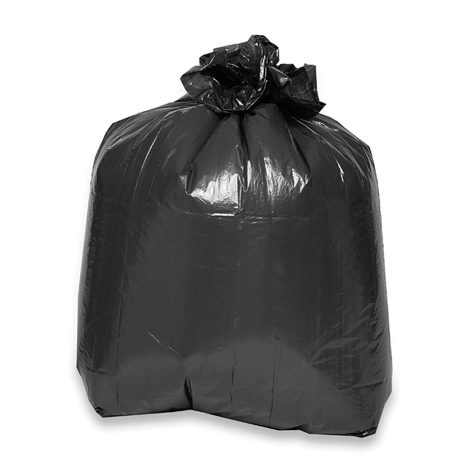 Polyethylene Plastic Trash Bags - 100 Count