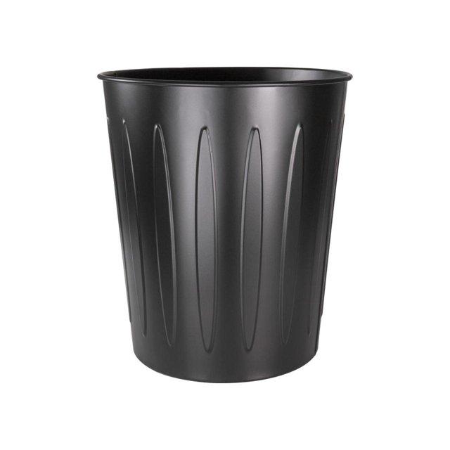 Genuine Joe Steel Open Kitchen Trash Can - 6 Gallons