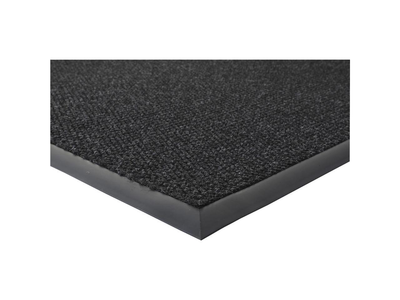 Black Rubber Heavy Traffic Indoor/Outdoor Floor Mat 3' x 5'