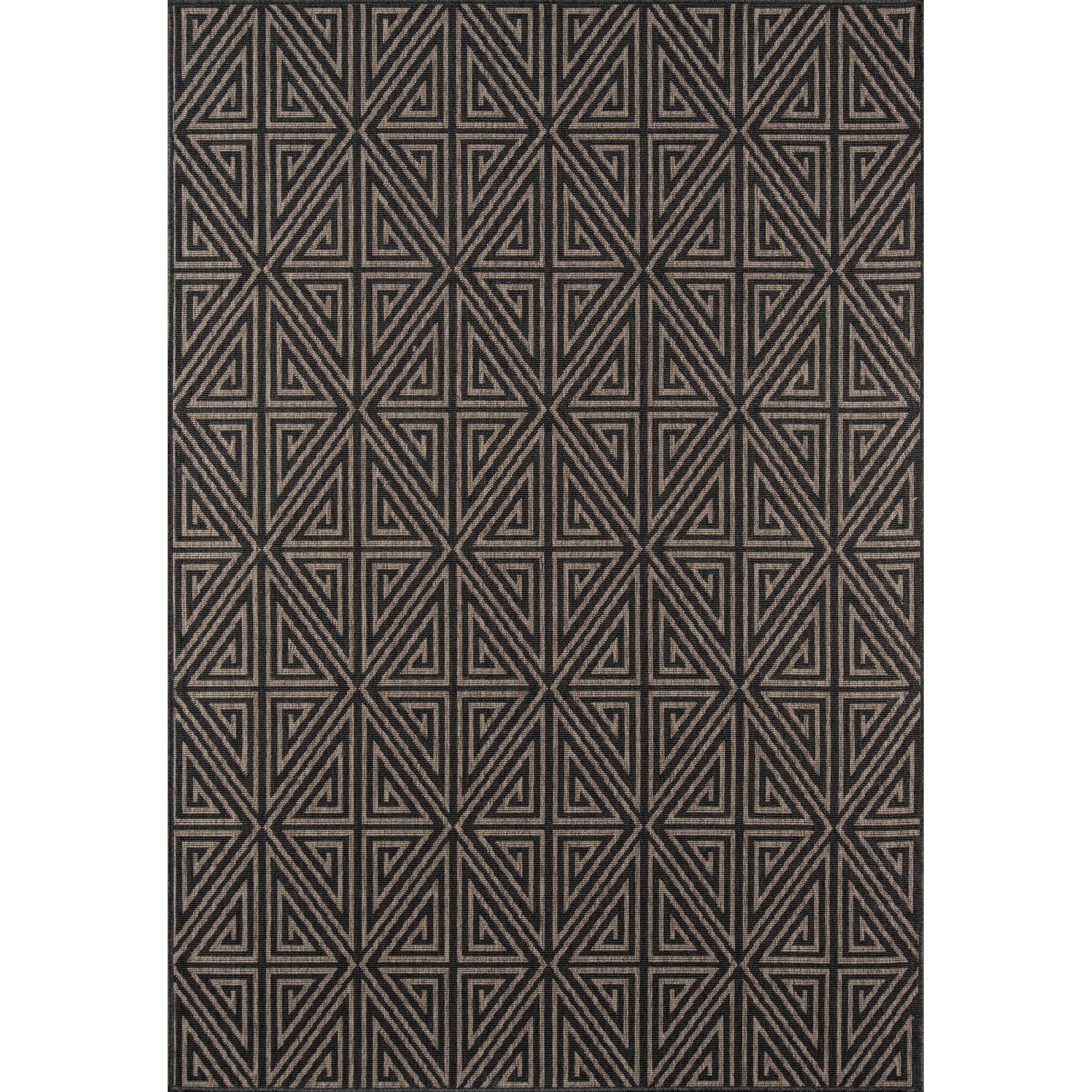 Momeni Baja 5'3" X 7'6" Transitional Rug in Charcoal