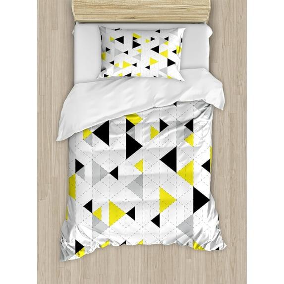 Geometric Modern & Contemporary Geometric Shapes Duvet Cover Set