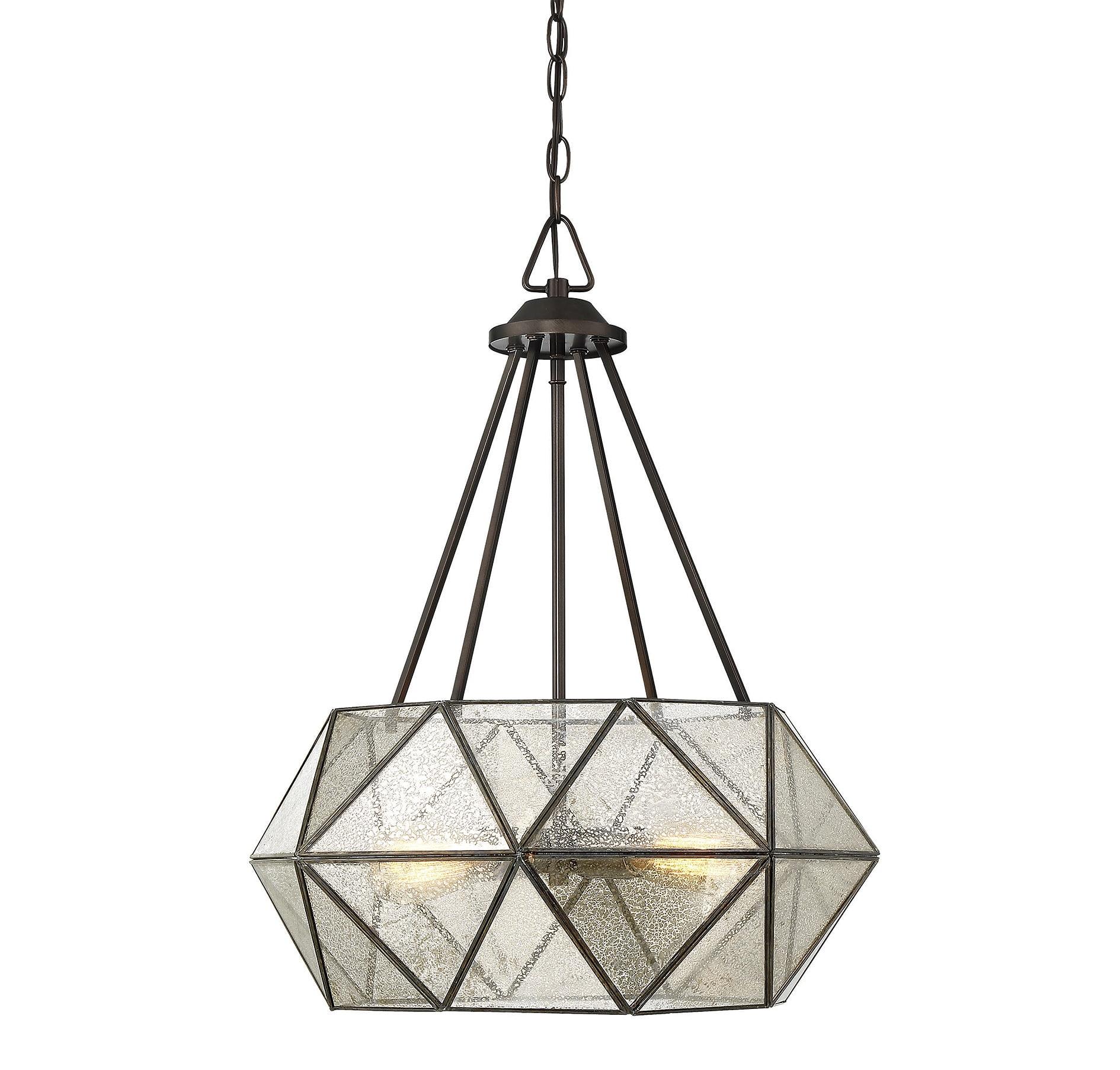 Sky 4 Light Metal Dimmable Geometric Chandelier